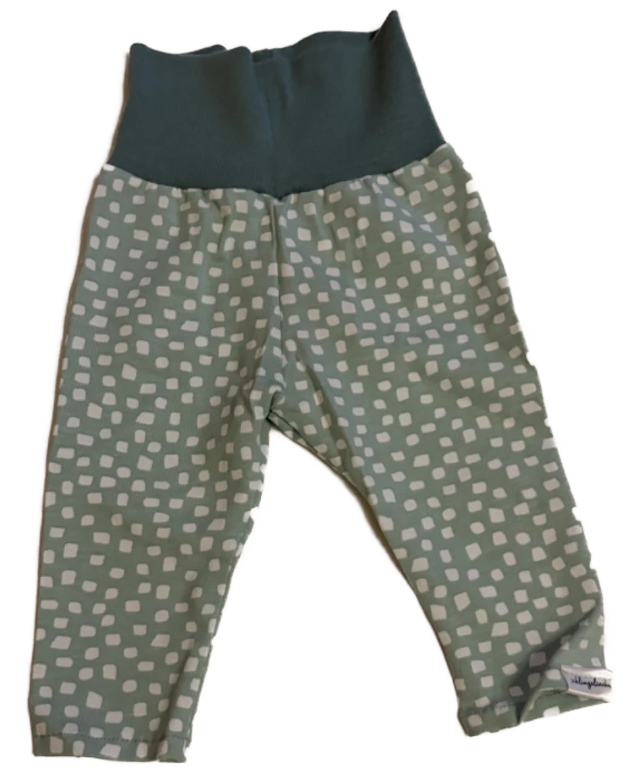 Leggings – Quadrate Grün