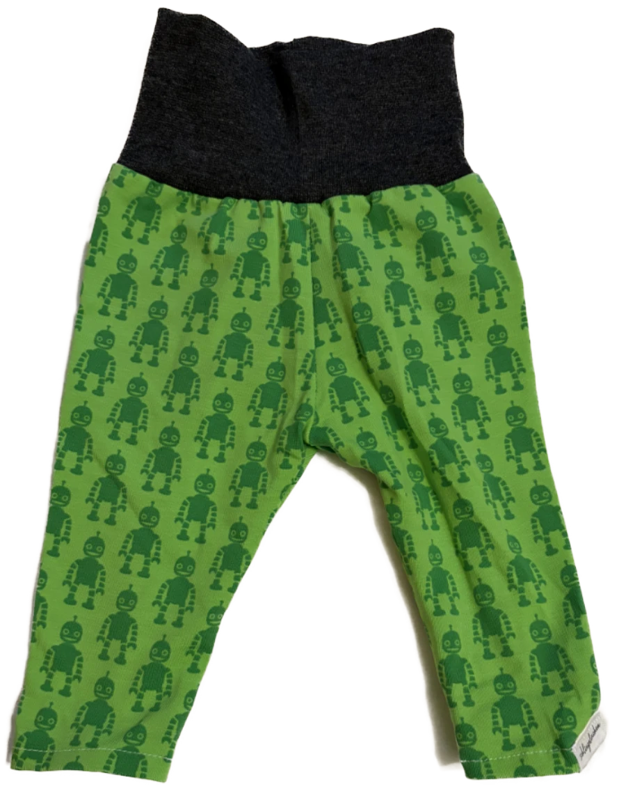Leggings – Roboter Grün