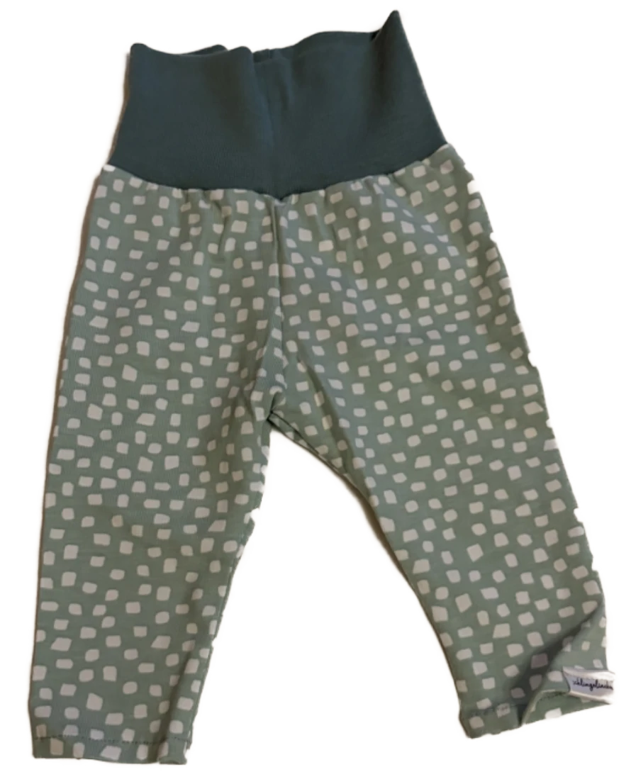 Leggings – Quadrate Grün