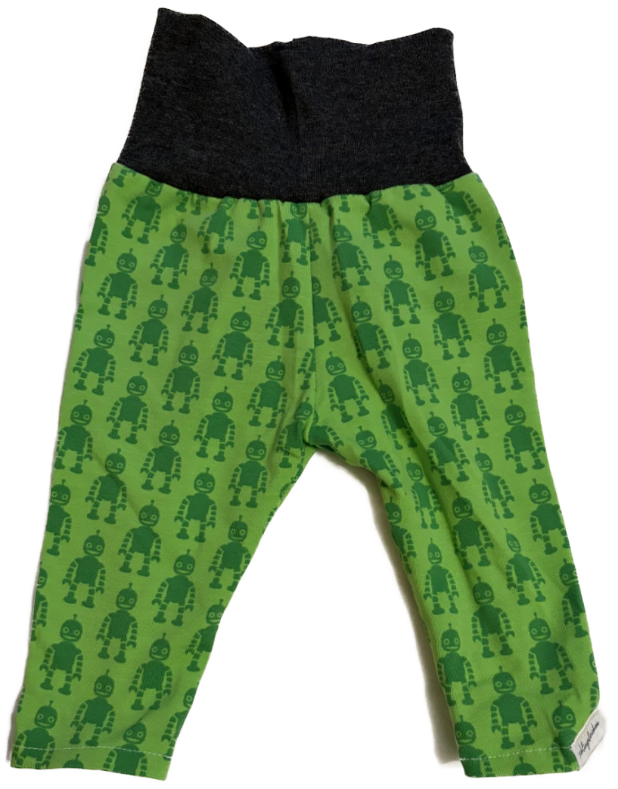 Leggings – Roboter Grün