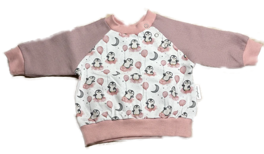 Pulli - Pinguin rosa